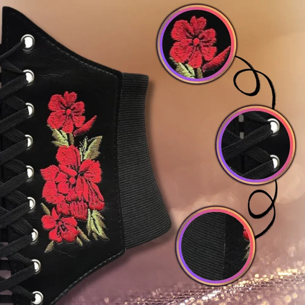 Moteriškas diržas-korsetas T125, juodas N83