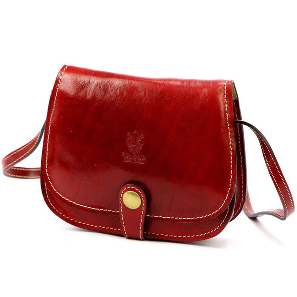 Moteriška odinė rankinė Florence ART. 882, raudona, crossbody