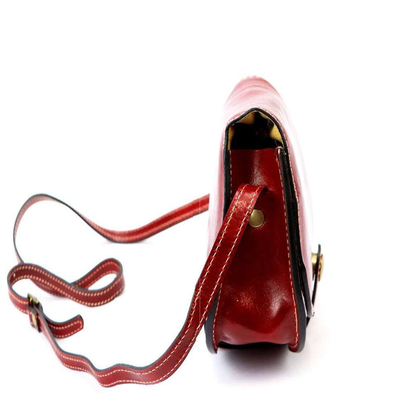 Moteriška odinė rankinė Florence ART. 882, raudona, crossbody