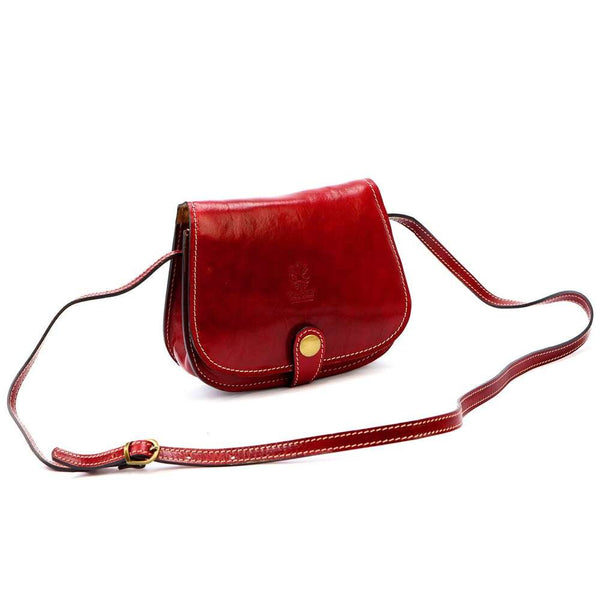 Moteriška odinė rankinė Florence ART. 882, raudona, crossbody