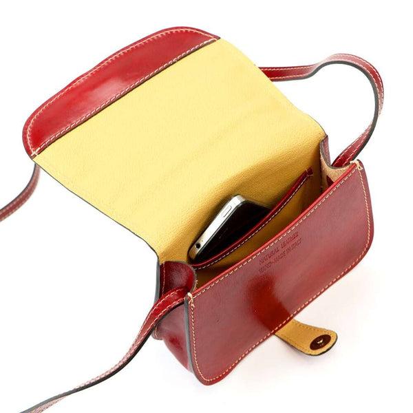 Moteriška odinė rankinė Florence ART. 882, raudona, crossbody