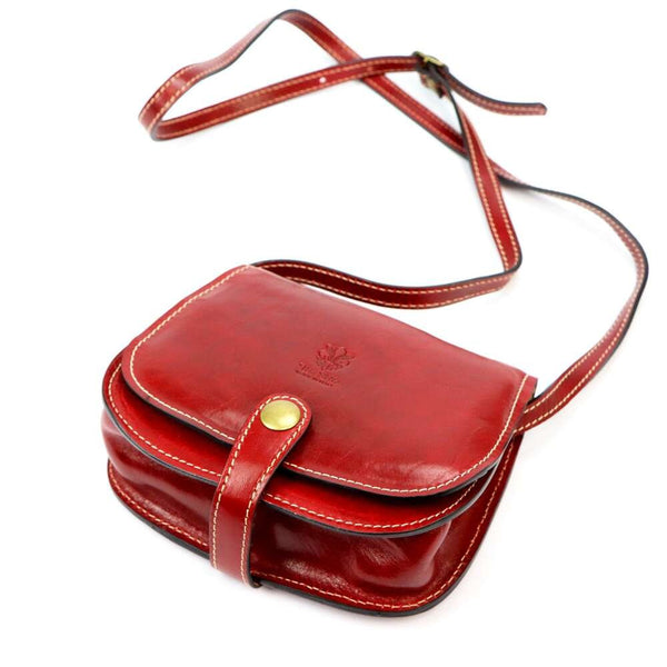 Moteriška odinė rankinė Florence ART. 882, raudona, crossbody