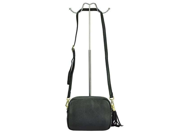 Moteriška odinė rankinė Pierre Cardin FRZ 1501, juoda