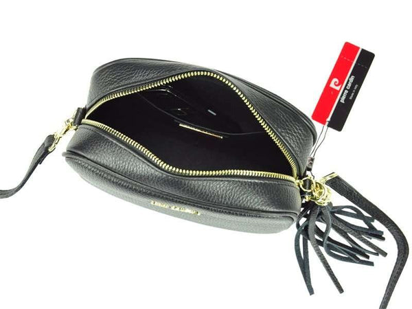 Moteriška odinė rankinė Pierre Cardin FRZ 1501, juoda