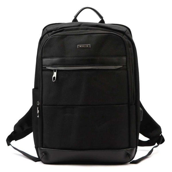 Unisex miesto kuprinė B.Cavalli BC1323, juoda, talpi, A4
