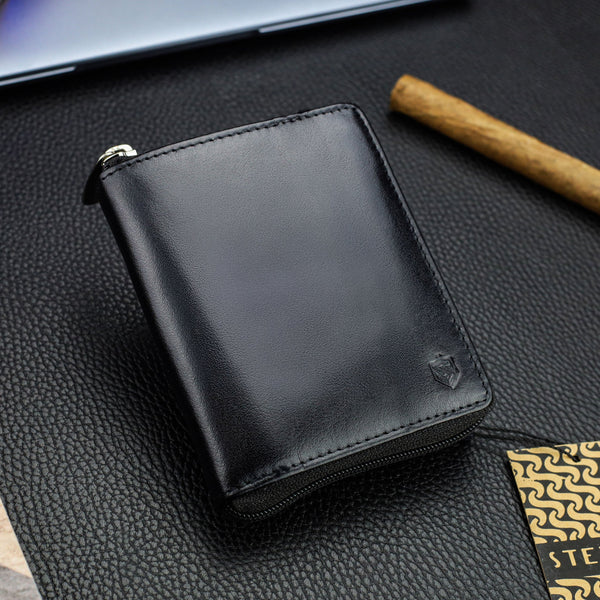 Vyriška vertikali odinė piniginė Stevens S17