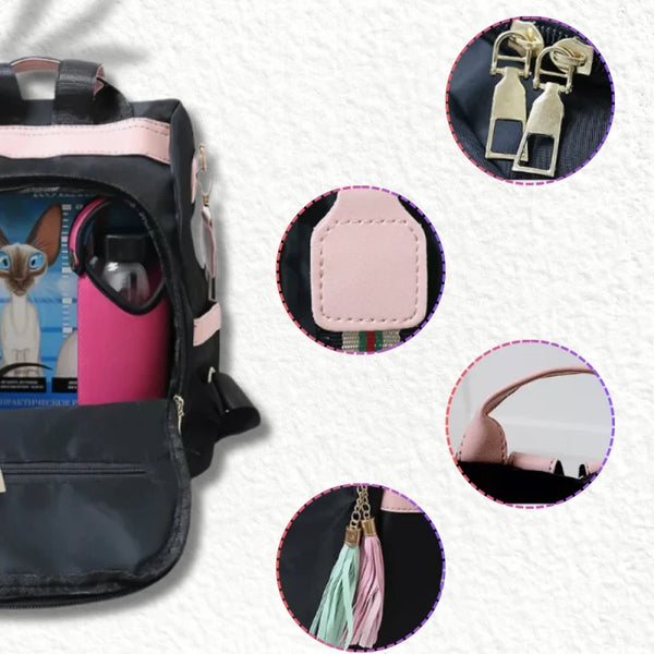 Kuprinė moterims S68 juoda