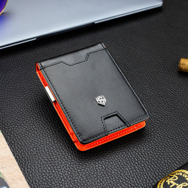 Vyriška plona piniginė, kortelių dėklas su RFID F02 S21