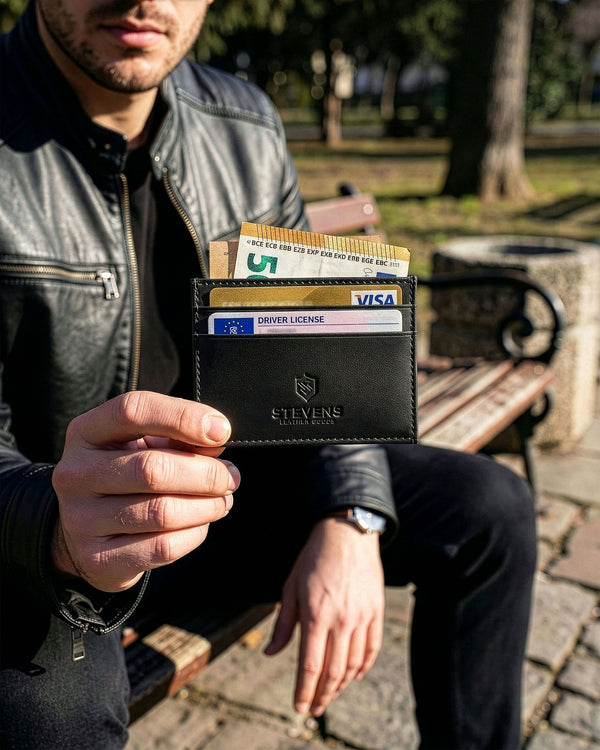 Odinis kortelių dėklas Stevens P44 S708