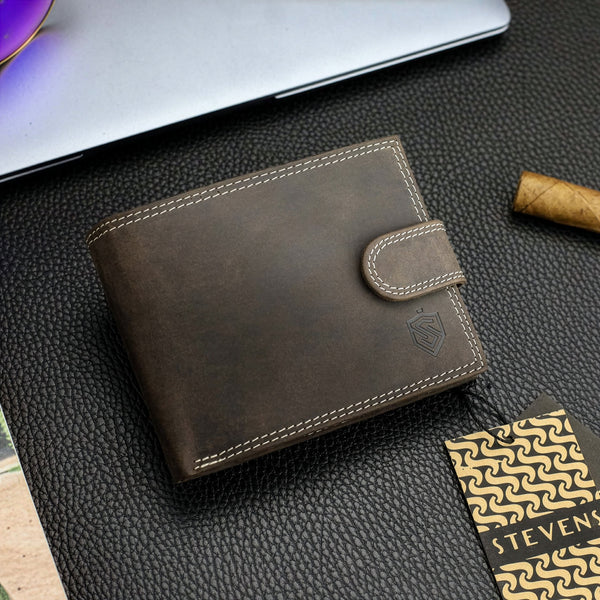 Vyriška odinė piniginė Stevens S190