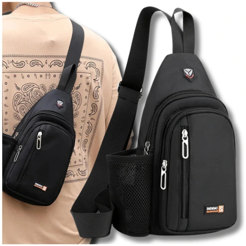 Maža vyriška kuprinė P23, juoda