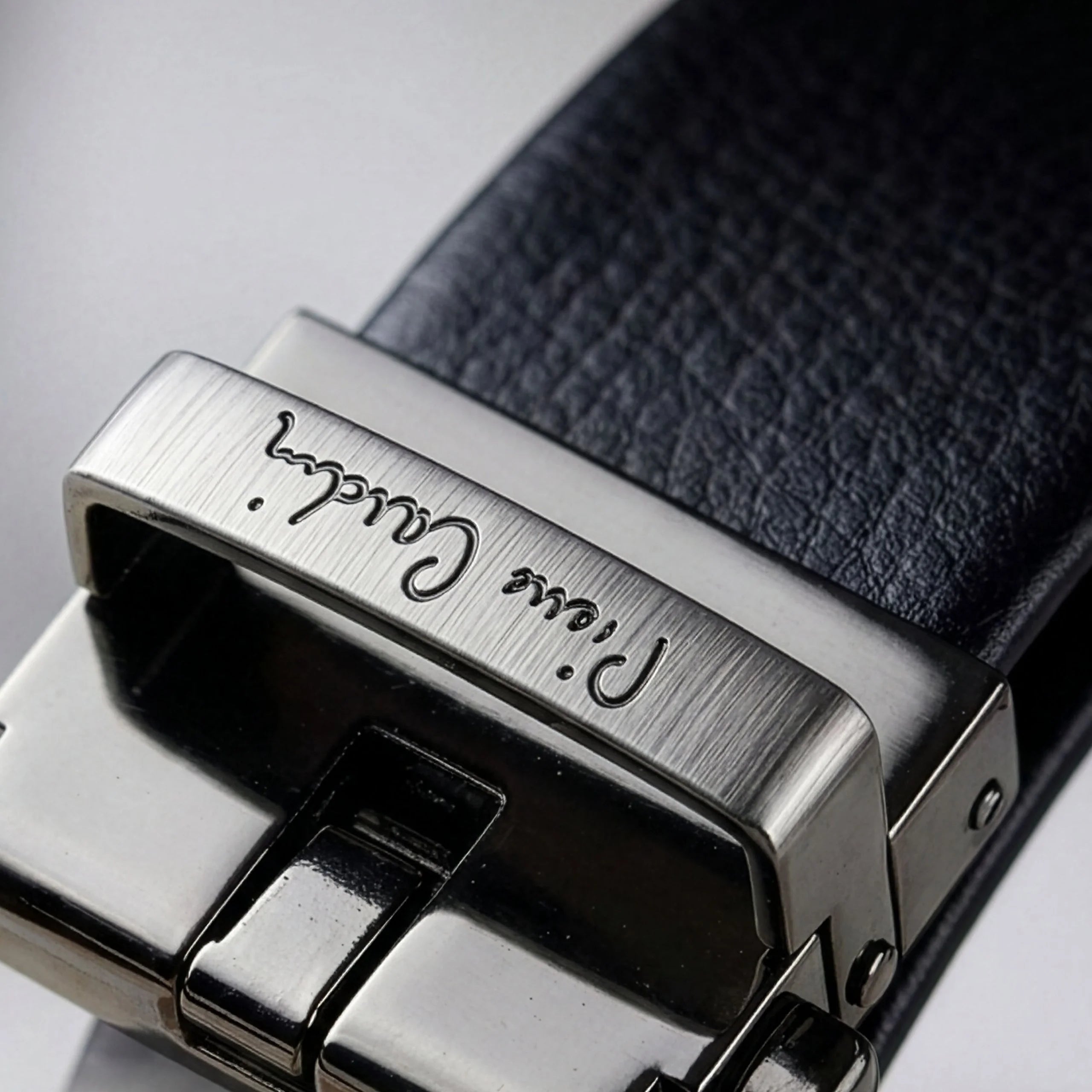 Vyriškas automatinis diržas Pierre Cardin, juodas D40021