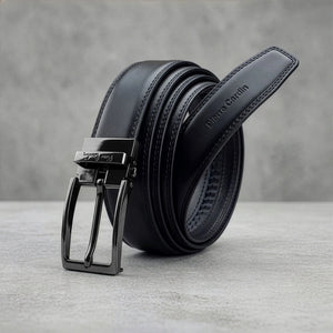 Vyriškas automatinis diržas Pierre Cardin, juodas D40029