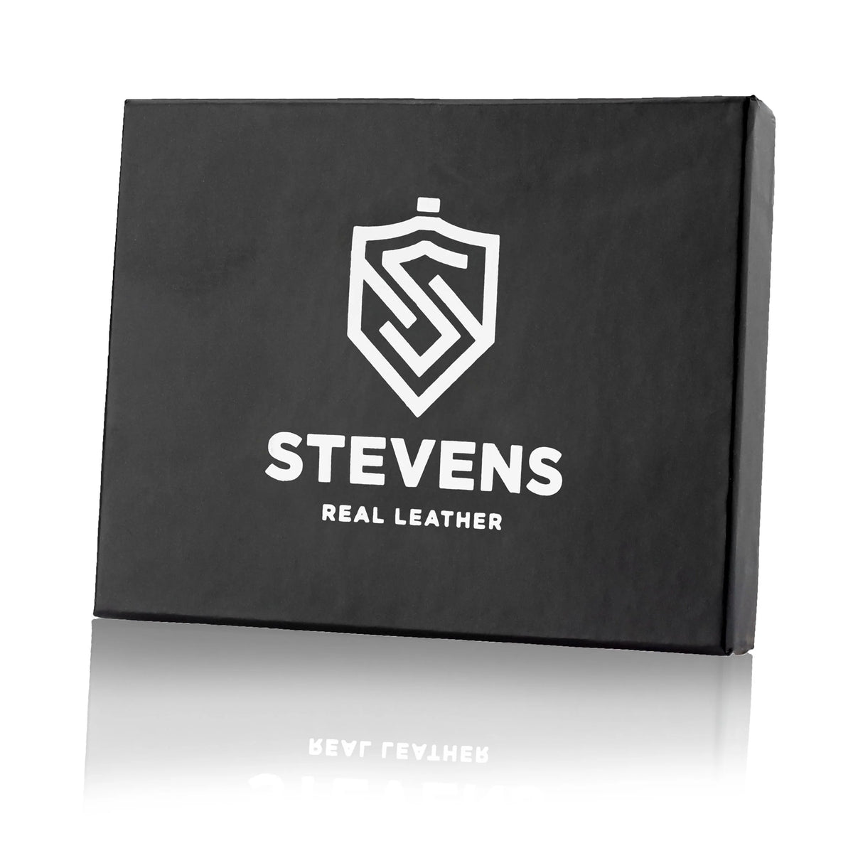 Juodas odinis dėklas rašikliams STEVENS, 10 vietų D40037