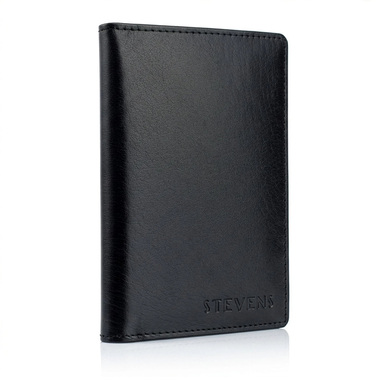Odinis paso ir dokumentų dėklas su RFID STEVENS, juodas D40041