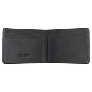 Maža vyriška odinė piniginė Visconti RW49, mėlyna D40125