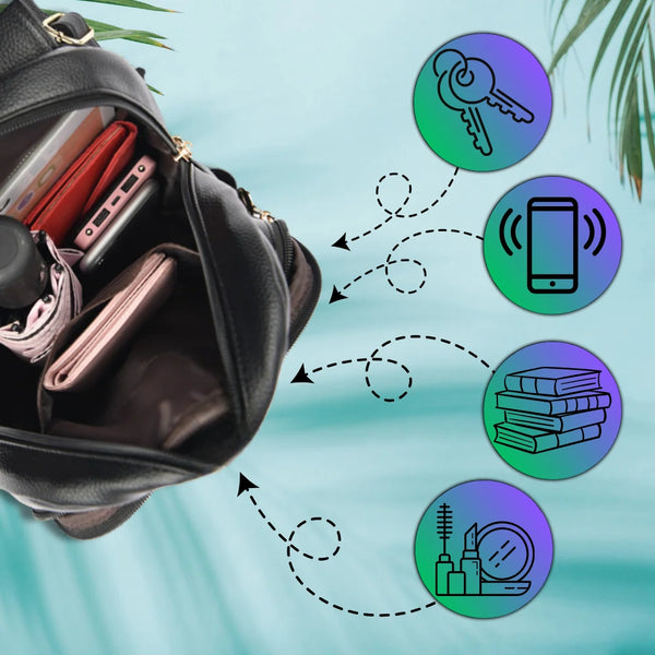 Kuprinė moterims L4, juoda