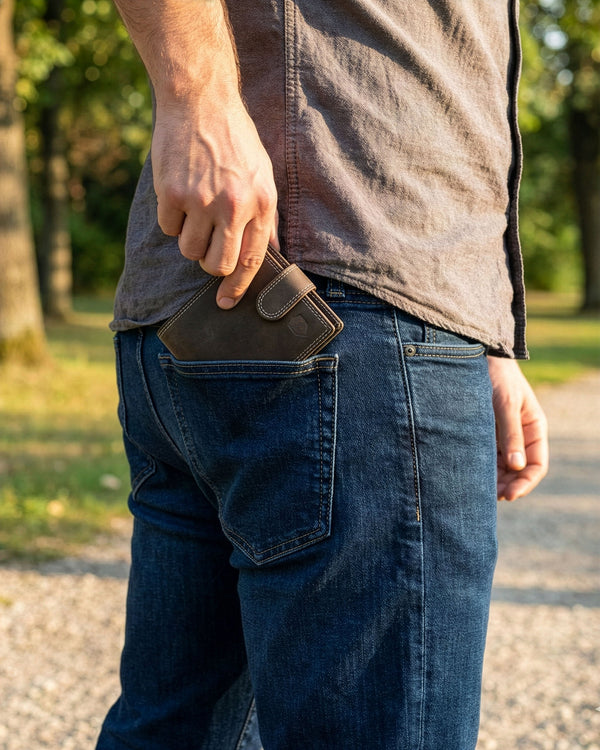 Vyriška odinė piniginė Stevens S190