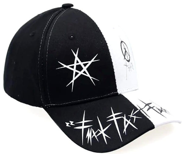 Graffiti stiliaus „unisex“ kepurė su snapeliu