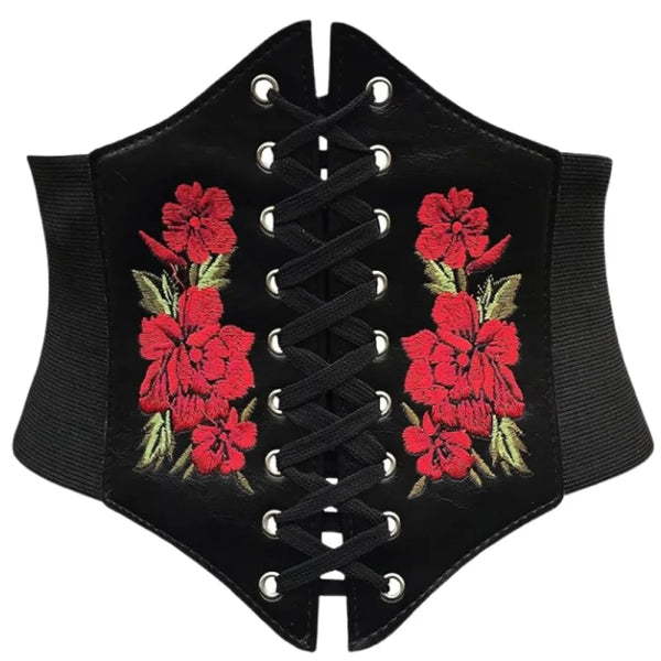 Moteriškas diržas-korsetas T125, juodas N83