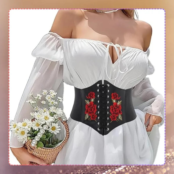 Moteriškas diržas-korsetas T125, juodas N83