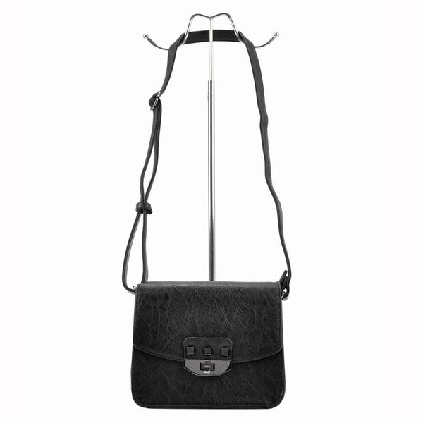 Moteriška crossbody rankinė Pierre Cardin 91023, ruda, eko oda, su reguliuojamu dirželiu