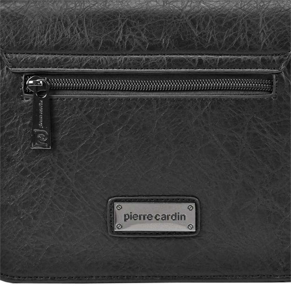 Moteriška crossbody rankinė Pierre Cardin 91023, ruda, eko oda, su reguliuojamu dirželiu