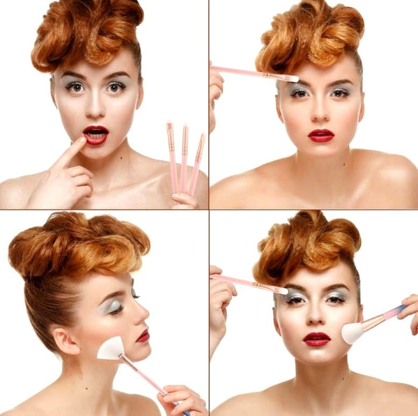 MAKIAŽO ŠEPETĖLIŲ RINKINYS 12 VNT.