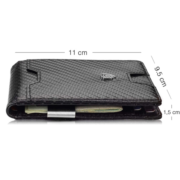 Vyriška plona piniginė, kortelių dėklas su RFID S25