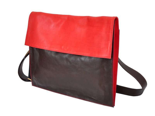 Moteriška odinė rankinė Pierre Cardin 1403, mėlyna/pilka, didelė, telpa A4