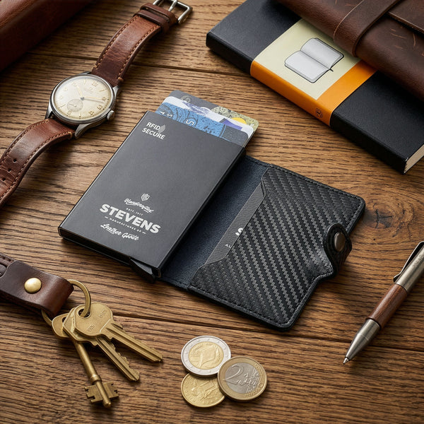 Kortelių dėklas vyrams Stevens FN1 S1062