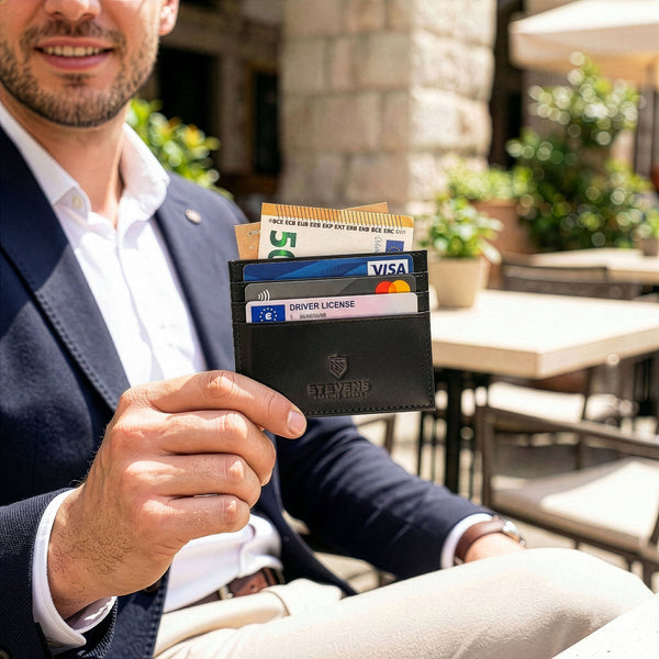 Odinis kortelių dėklas Stevens P44 S708