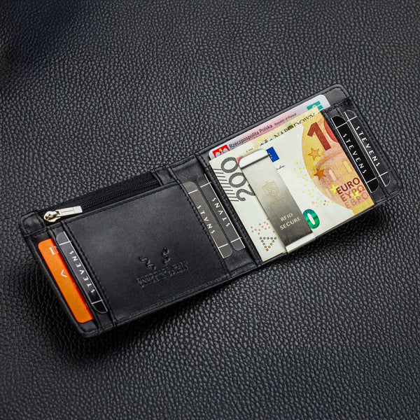 Vyriška plona piniginė, kortelių dėklas su RFID S24