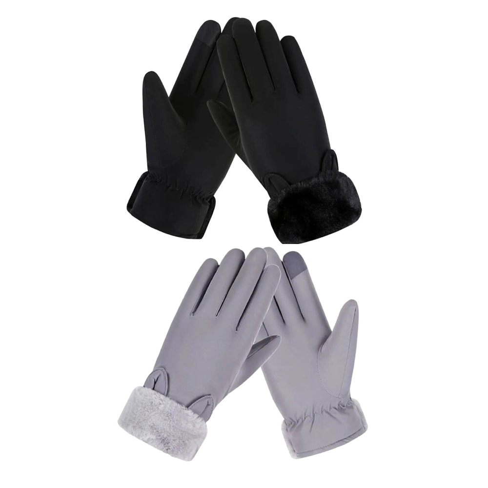 2 porų moteriškų pirštinių rinkinys N335