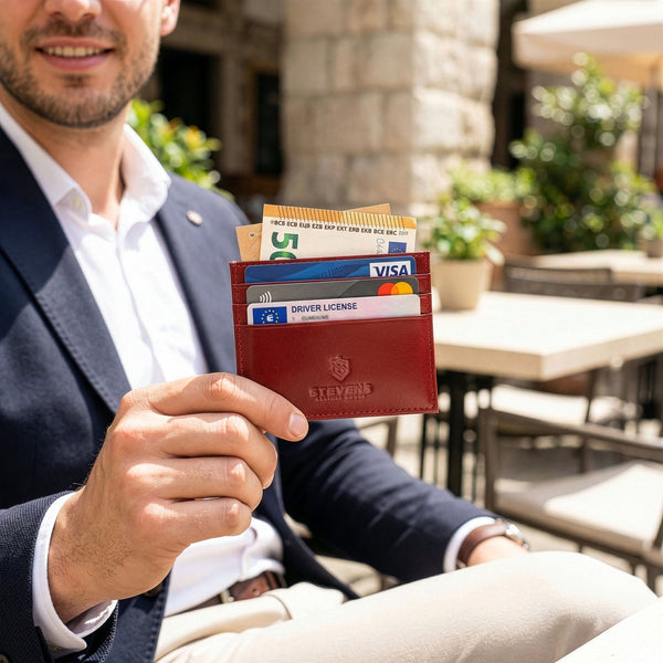 Odinis kortelių dėklas Stevens P45 N1