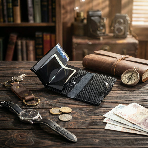 Kortelių dėklas vyrams Stevens FN1 S1062