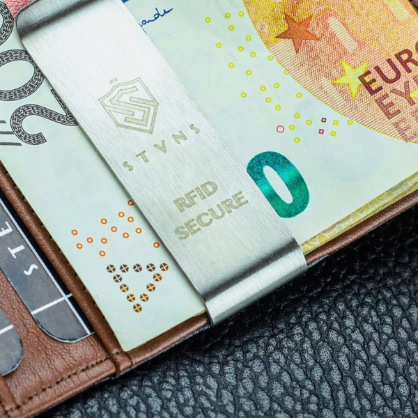 Vyriška plona piniginė, kortelių dėklas su RFID S22