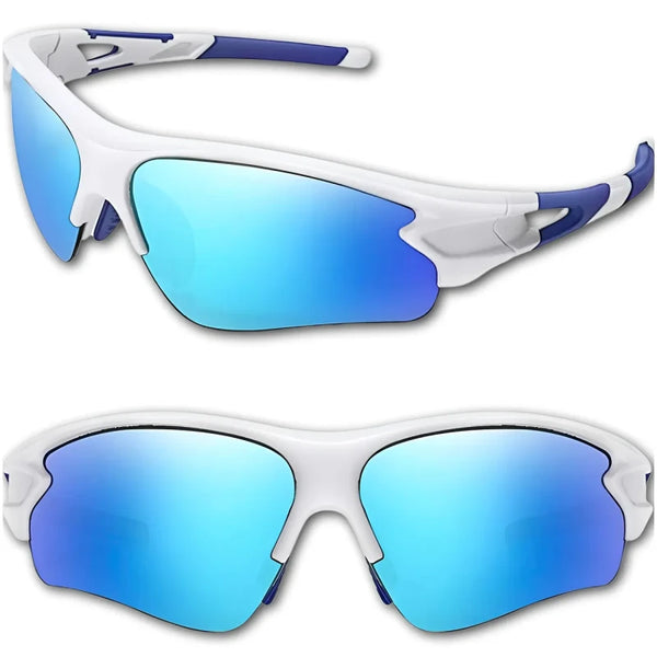 Poliarizuoti sportiniai akiniai nuo saulės vyrams G10 mėlyni