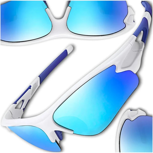 Poliarizuoti sportiniai akiniai nuo saulės vyrams G10 mėlyni