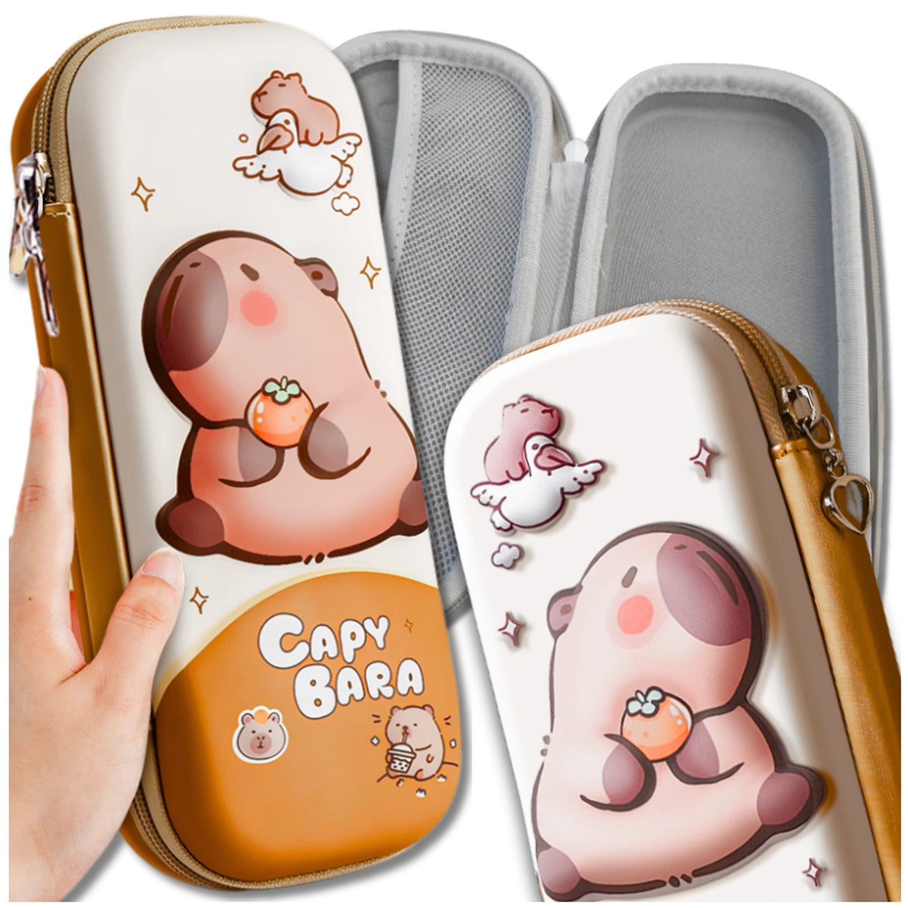 Penalas Kapibara berniukams ir mergaitėms su užtrauktuku