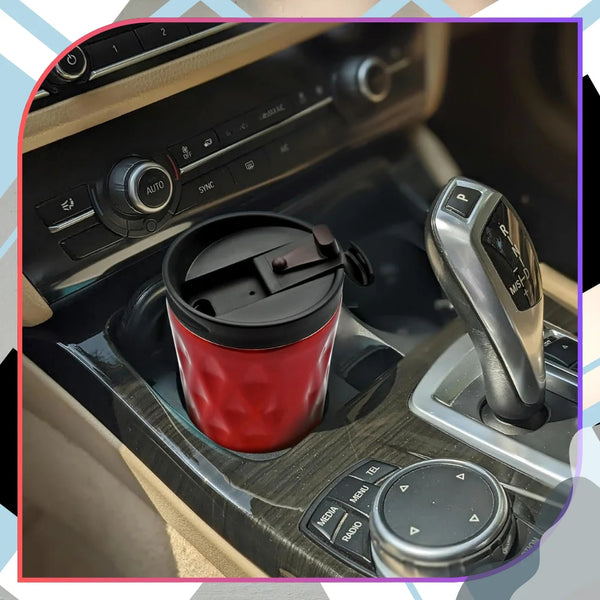 Termo puodelis kavai, raudonas, 500 ml