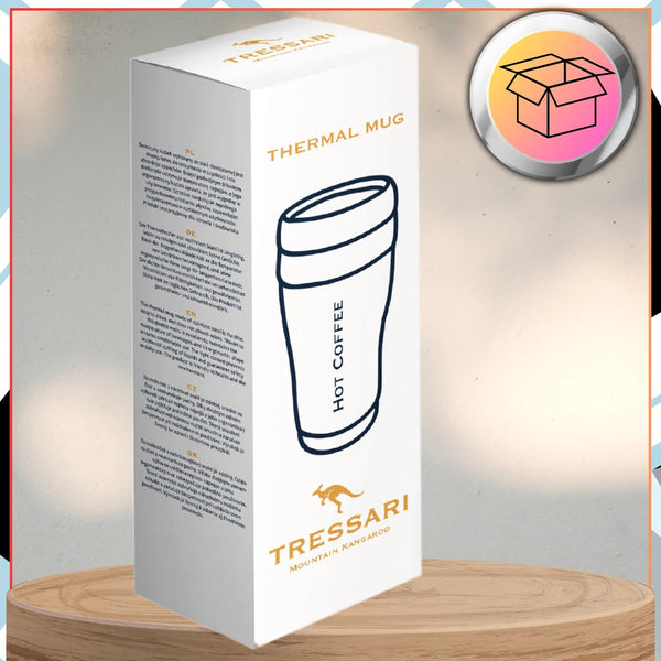 Termo puodelis kavai, metalinis, 500 ml