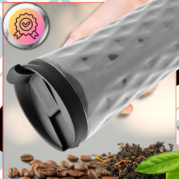 Termo puodelis kavai, metalinis, 500 ml