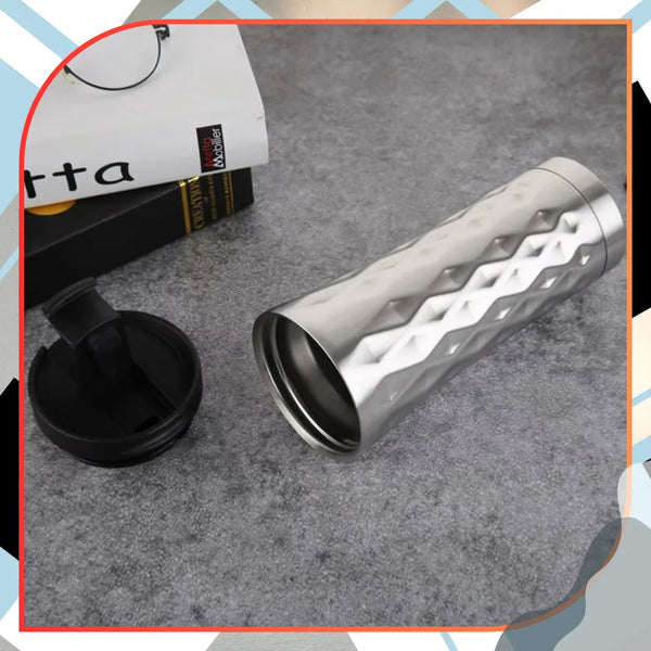 Termo puodelis kavai, metalinis, 500 ml