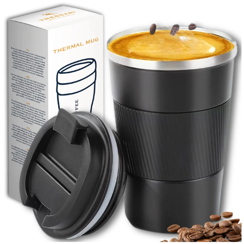 Termo puodelis, 510 ml, juodas N419