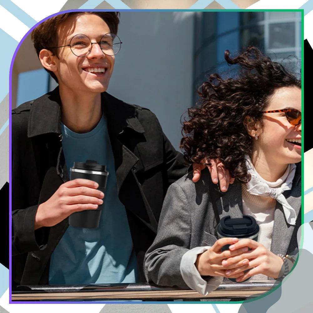 Termo puodelis, 510 ml, juodas N419