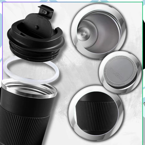 Termo puodelis, 510 ml, juodas N419