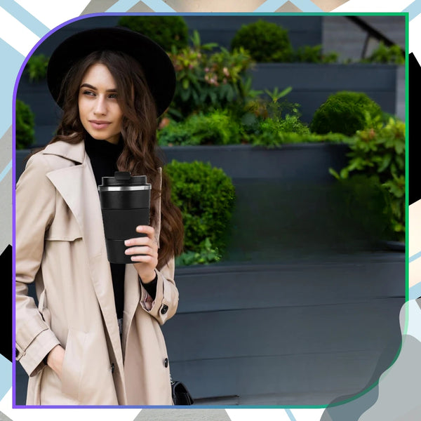 Termo puodelis, 510 ml, juodas N419