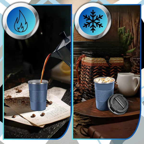 Termo puodelis, 510 ml, mėlyna N420