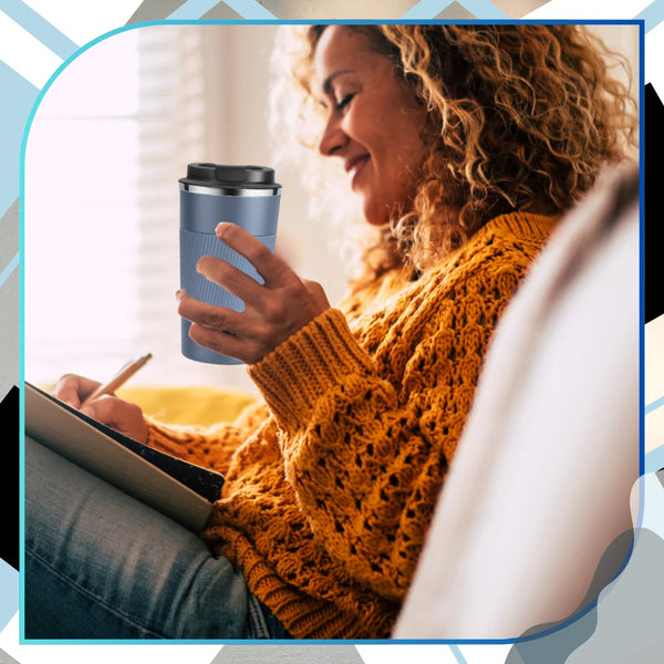 Termo puodelis, 510 ml, mėlyna N420